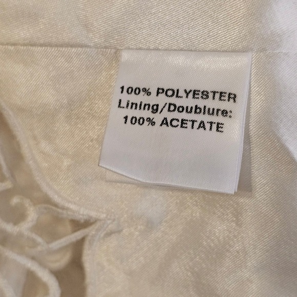 DANTE Wedding Dress Ivory Lace Overlay Tulle Train Bridal Gown Size 10 - Picture 5 of 9